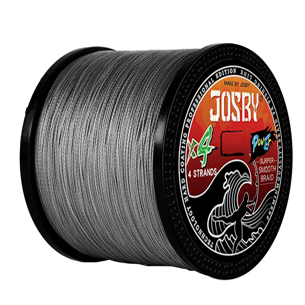 JOSBY 4 Strands Braided Wire 300M 500M 1000M Fly Multifilament PE Fishing Line Pesca 8-80LB Carp Sea Saltwater Japan Accessories