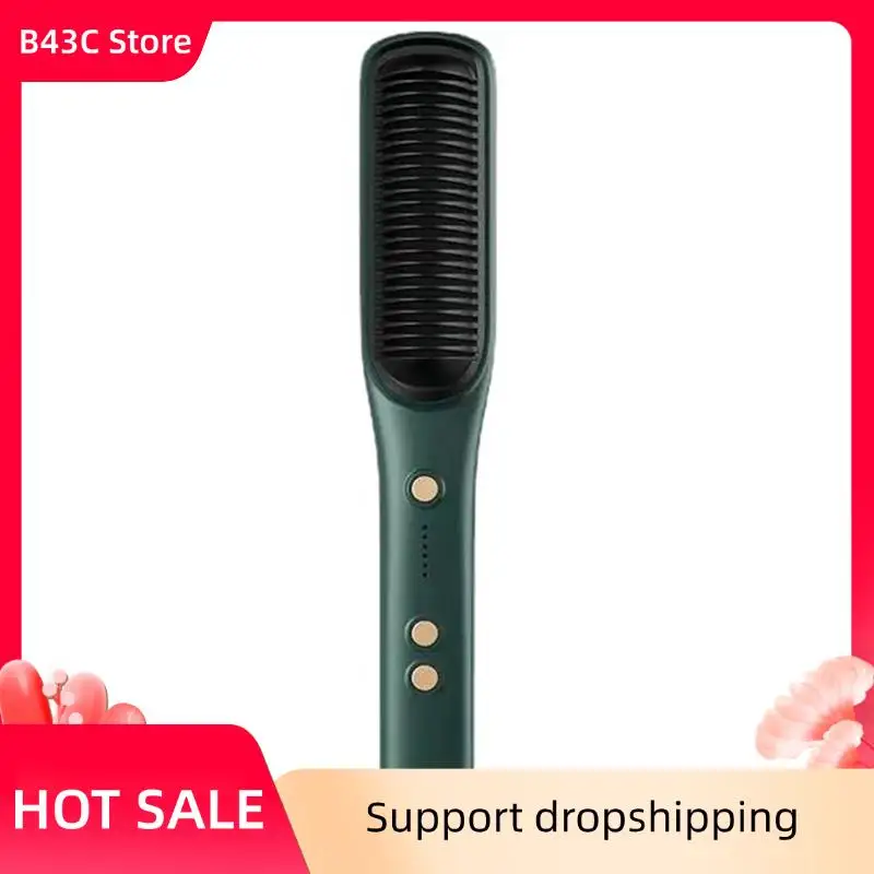 

B43C Электрическая расческа для завивки волос, безопасная для завивки волос, электрическая щетка для выпрямления волос, вилка европейского стандарта