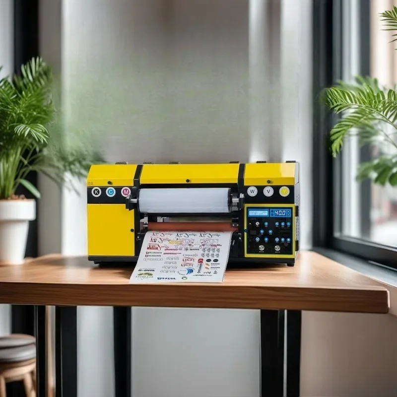 

Mini A3 small crystal label roll transfer sticker logo pattern bronzing film integrated