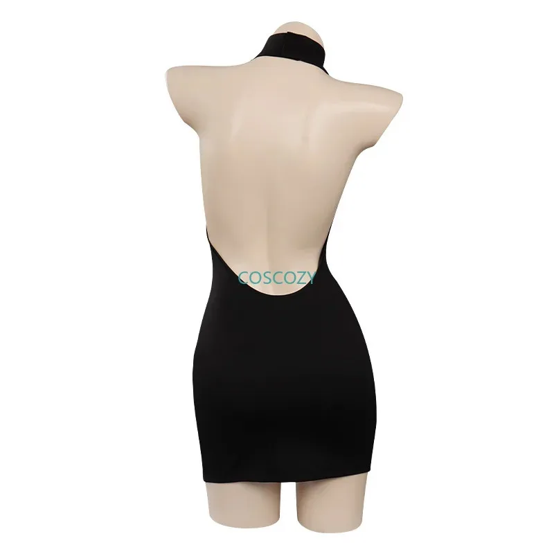 2025 New in Gold Vermeil Cosplay Costume Dress Black Uniform Outfits Halloween Carnival Party Suit