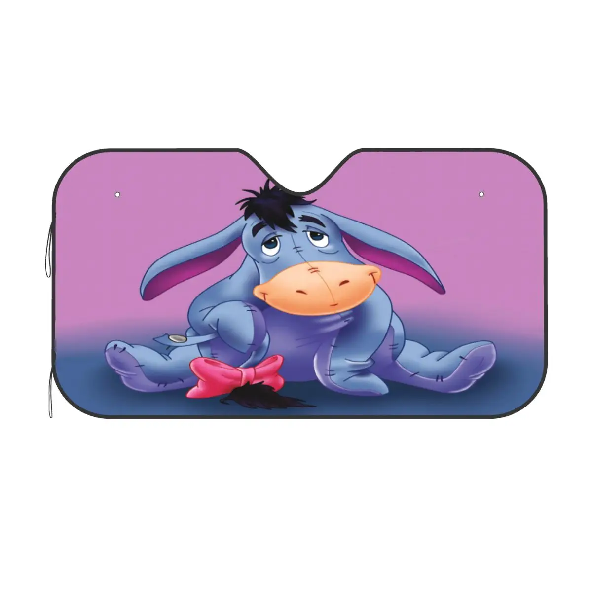 

Winnie The Pooh Eeyore Folding Car Windshield Sun Shade Heat Protection Durable Custom Auto Front Window Sunshade Cover