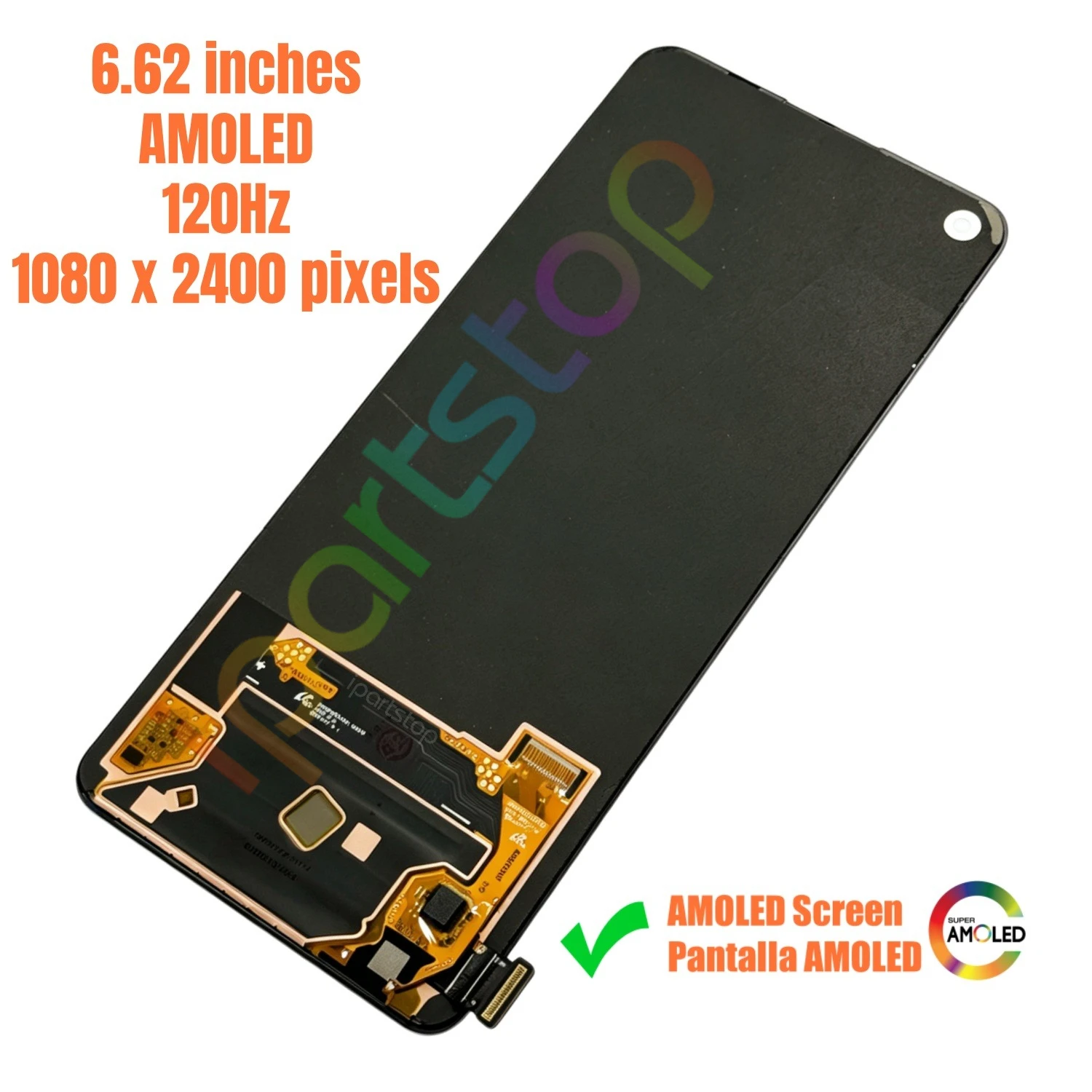 iParts Replacement New Screen For OPPO Realme GT Neo2 NEO 2 RMX3370 120Hz AMOLED Display Touch Digitizer With Frame Assembly OEM