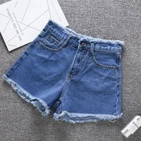 2026 New Summer Shorts Women Jeans High-waisted Denim Short Pants Female Rough-selvedge Outside Casual Sports Shorts Loose Jeans 4