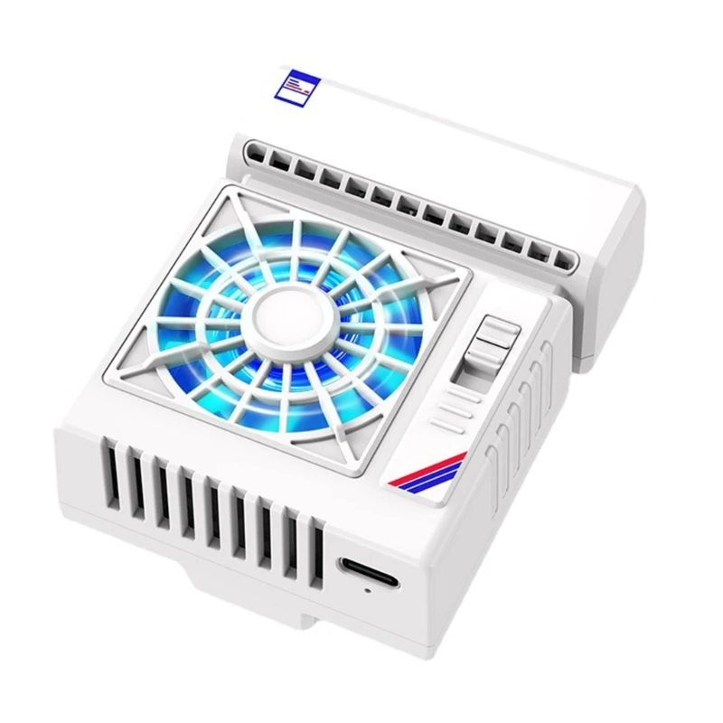 

Phone Cooling System 2 Gear Adjustable Cooler Fan Air Conditioner Heatsink N2UB