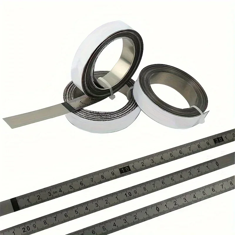Miter Track Tape Measure Self Adhesive Metric Stainless Steel Scale Ruler 1M For T-track Router Table Saw Woodworking Tool