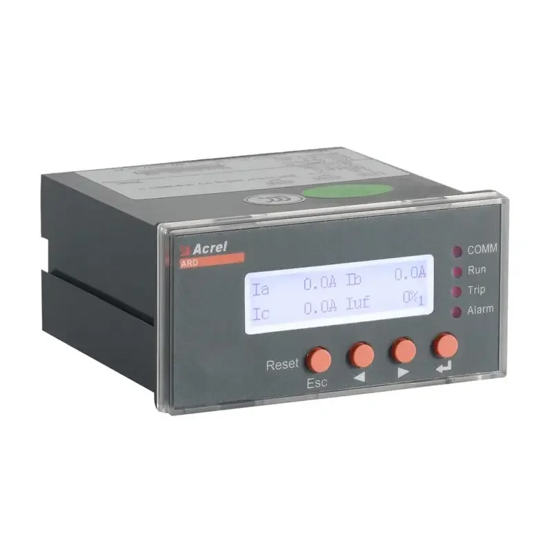 Acrel ARD2L-800 motor protection relay residual current motor protector LCD digital display for 1.6-6.3kw