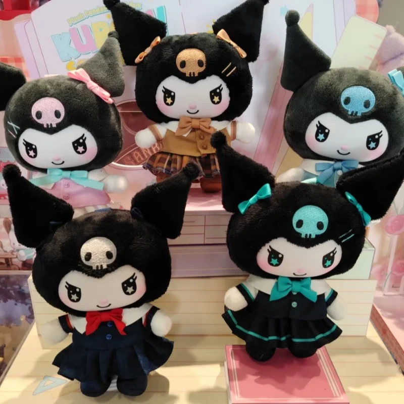 

Kuromi School Life Series Vinyl Action Figure Blind Box - Kawaii Pendant Mystery Surprise Gift for Kids Birthday Toy Collection