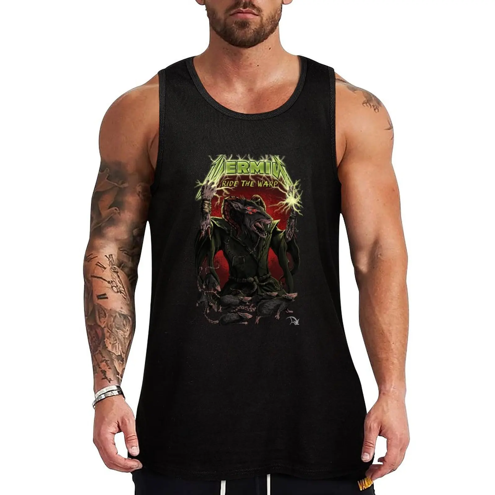 

Vermin Tank Top gym accessories man Sleeveless men Gym T-shirts for men plain t-shirt