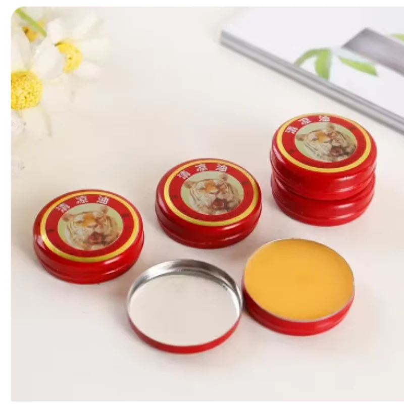 Natural Tiger Balm Essential Oil Treatmentof Cold Headache Dizziness Mosquito Elimination Solid Balm Ointment Fragrance New 2024