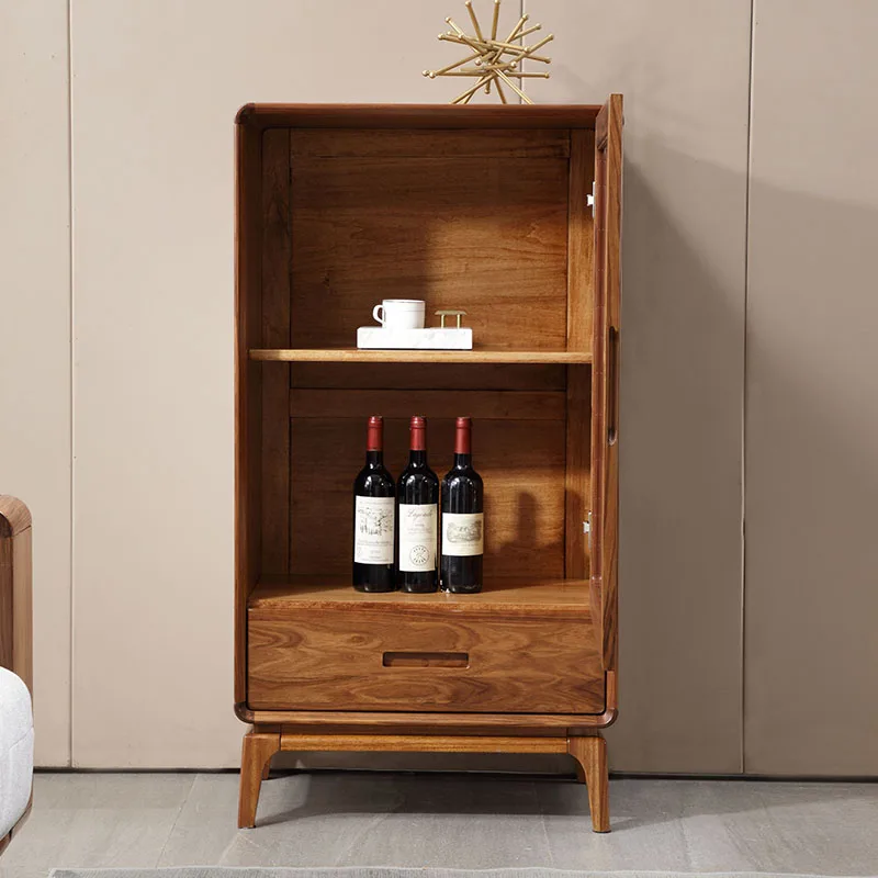 Multifunctional Shelf Bar Cabinet Living Room Mobile Storage Wine Cabinet Restaurant Modern Wood Vino Estante Trendy Furniture