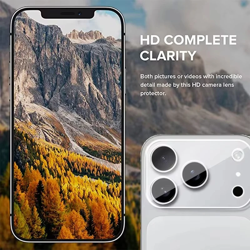 Camera Lens Protector Glass For iPhone 17 Pro Max Air 16 14 13 11 12 15 Pro Max Plus Mini Rear Len Screen Protector Anti-scratch