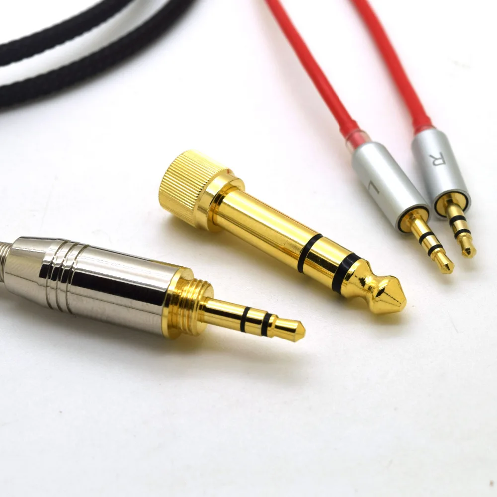 Dành Cho Tai Nghe Hifiman HE400S HE-400I HE560 Ông-350 HE1000 V2 Cáp Tai Nghe 3.5 6.35Mm To 2X2.5Mm Âm Thanh HIFI Dây Sundara