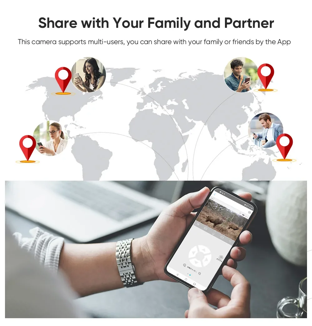 LS VISION 4MP 4G Solar Security Camera Wireless Outdoor Human/Animal Detection 2-Way Talk IP66 Waterproof Wildlife Camera