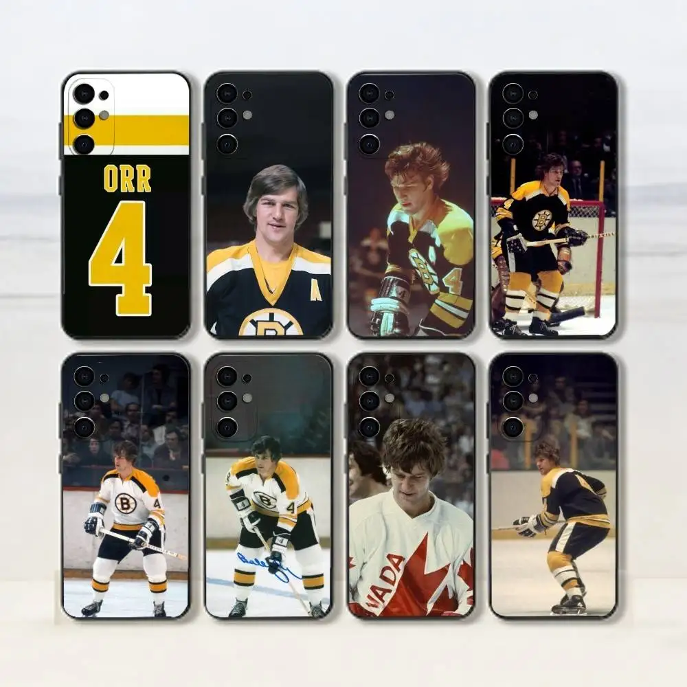 Bobby Orr-Canada-Defender-Ice Hovkey-Sport Phone Case Black Silicone Soft For Samsung S25,S24,S21,S22,S23,S30,Ultra,S20,Plus,F