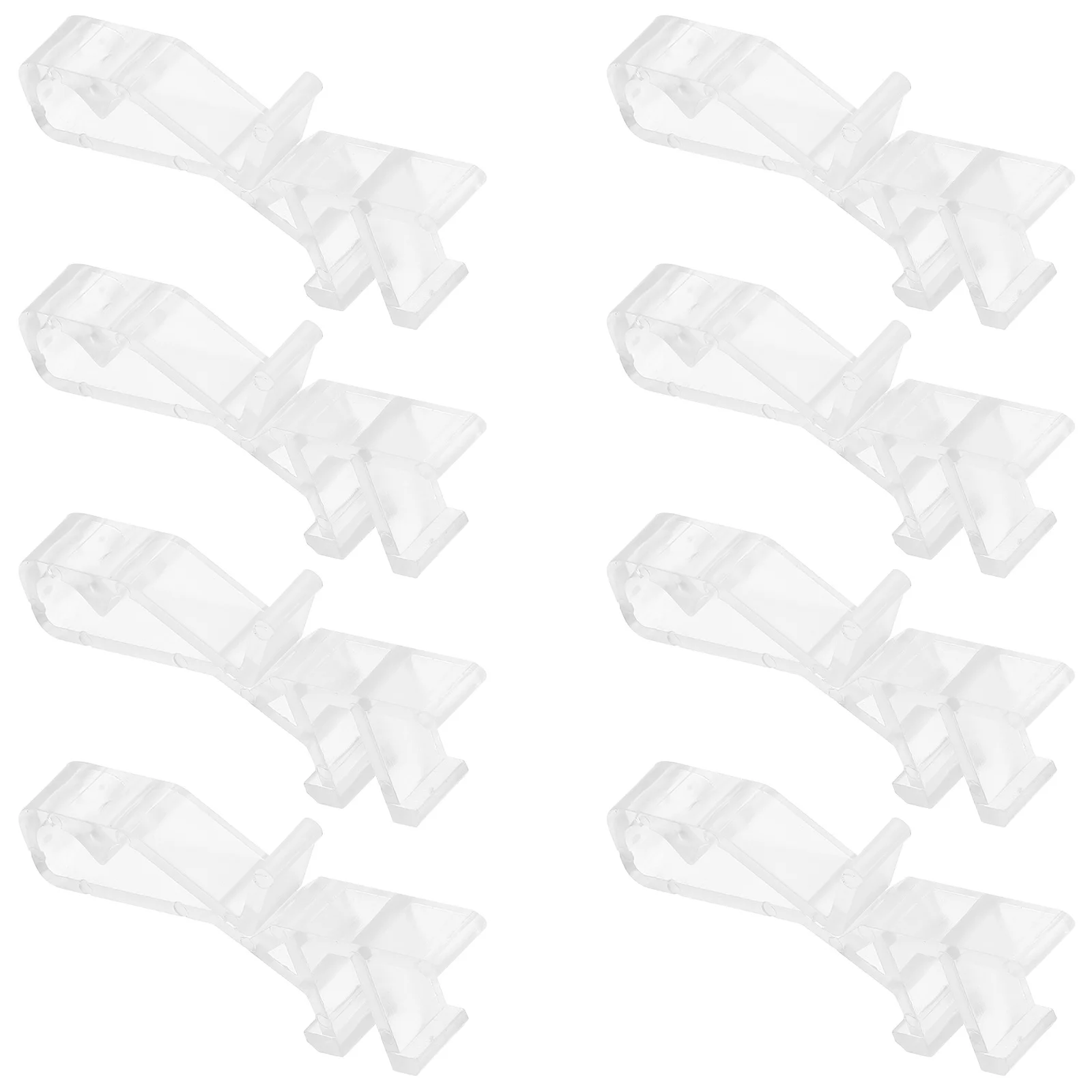 

20pcs Clips Transparent For Window Vertical Valance Clamp Plastic Blind Clips Replacement Valance Installation Tool Window Blind