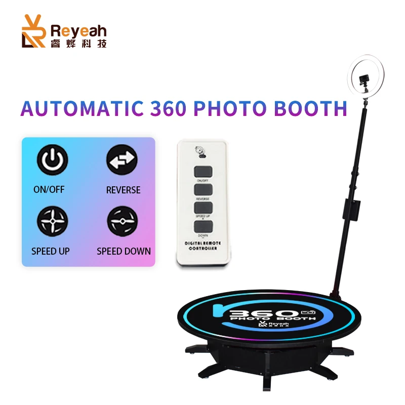 Portable Flight case led light Slow Motion 360 Degree photo booth 360 photo booth