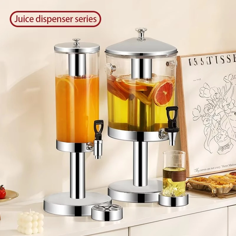 thermal insulation beverage bucket, hot and cold, suitable for catering hotels, party beverage dispensers, with cooling function