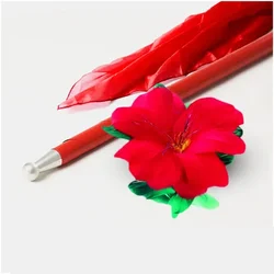 Lightning Flower to Cane (Cane And Magenta Flower) Stage Magic Tricks Illusions Gimmick Fun Party Magia Show Flower Appearing