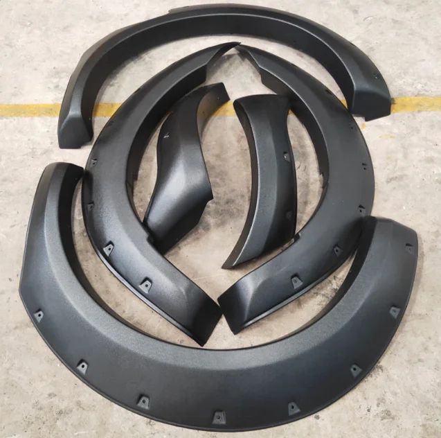 Factory Customized High Quality ABS 6pcs Wheel Eyebrows for Ranger T7  Wheel Rims Fender Flares Pocket Style 2015-2018