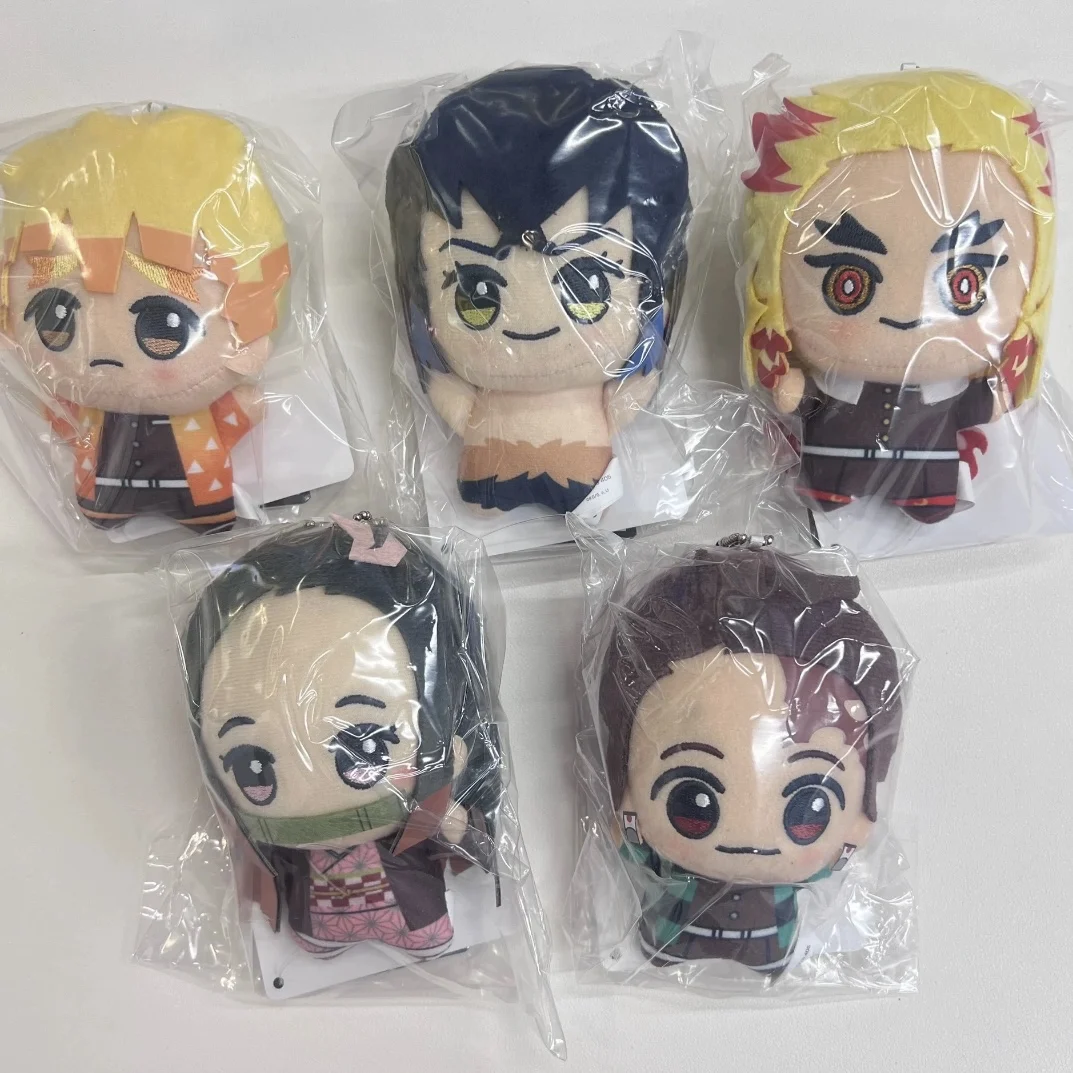 Banpresto Demon Slayer Vol 1 Plush Keychain Tanjiro Nezuko Zenitsu Inosuke Rengoku Plush Hanging Ornament For Anime Fans