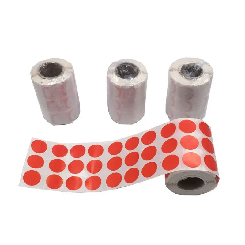 900Pcs/Roll Target Sheet 0.8inch/2cm-Diameter Round Fluorescent Target Papers Cards Stickers Splatter Target Shoot Patch Repair