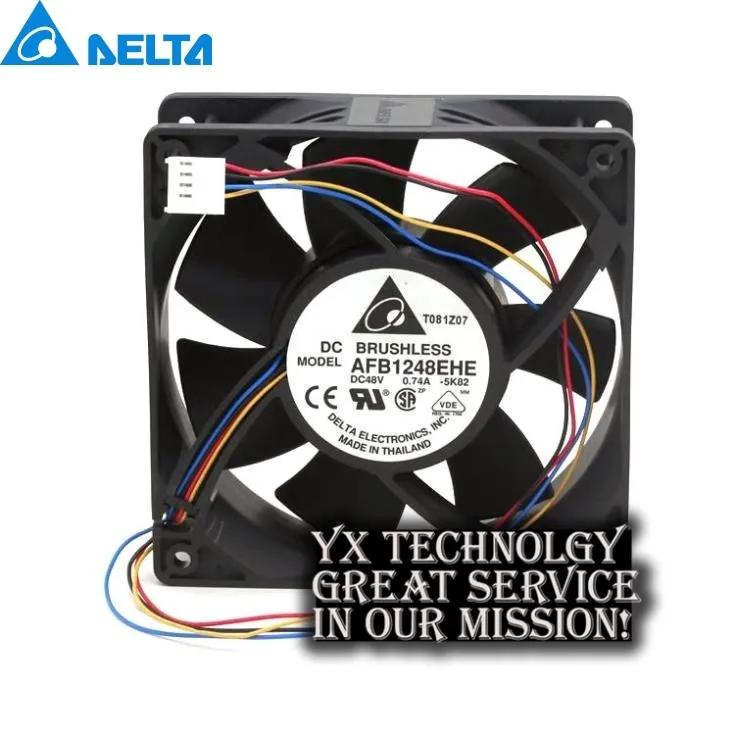 

AFB1248EHE 12038 48V 0.74A 120mm PWM cooling fan speed control of wind capacity for Delta 120*120*38mm