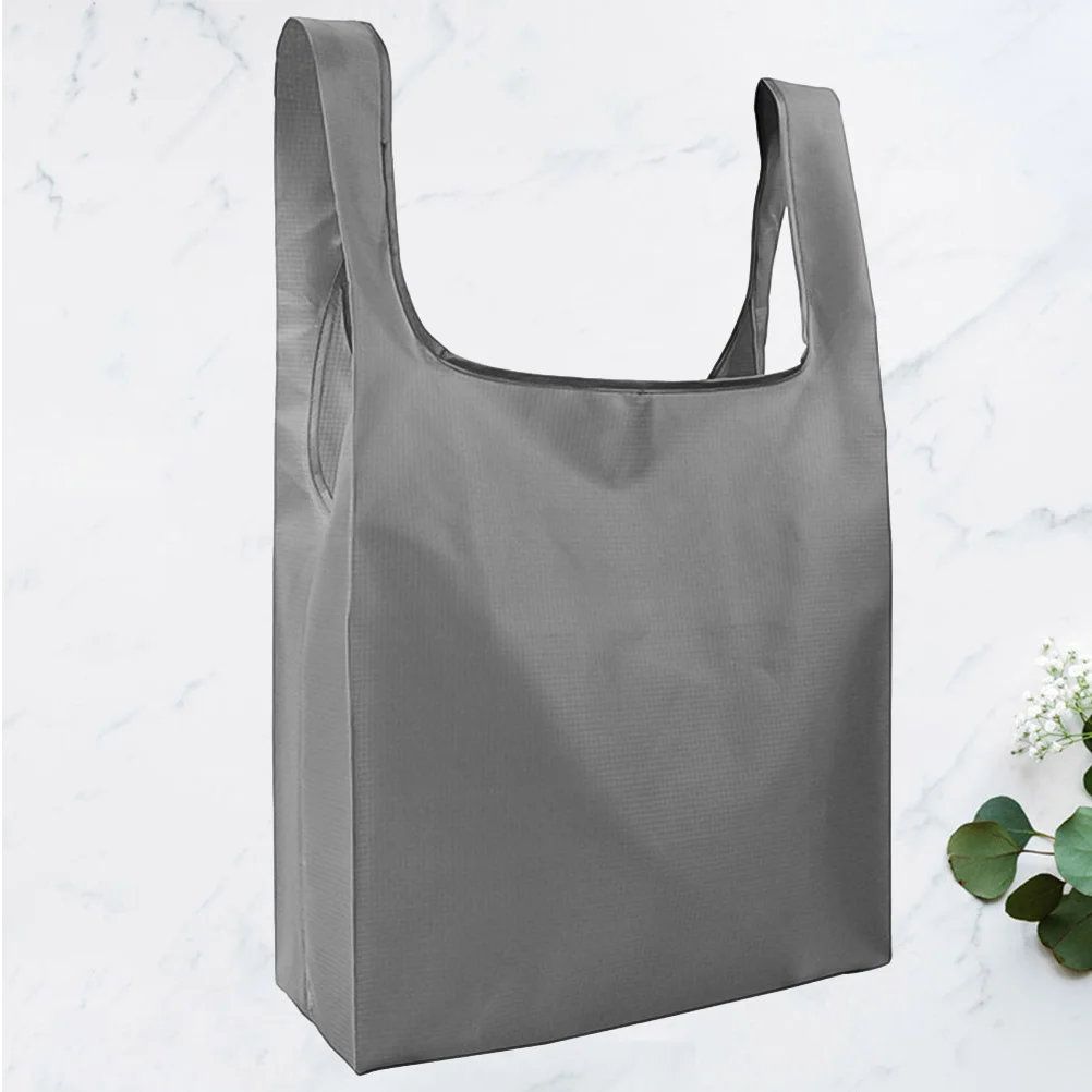 

Oxford Fabric Reusable Shopping Bag Washable Foldable Grocery Tote Portable Large Capacity Square Bag for Vegetables Fruits