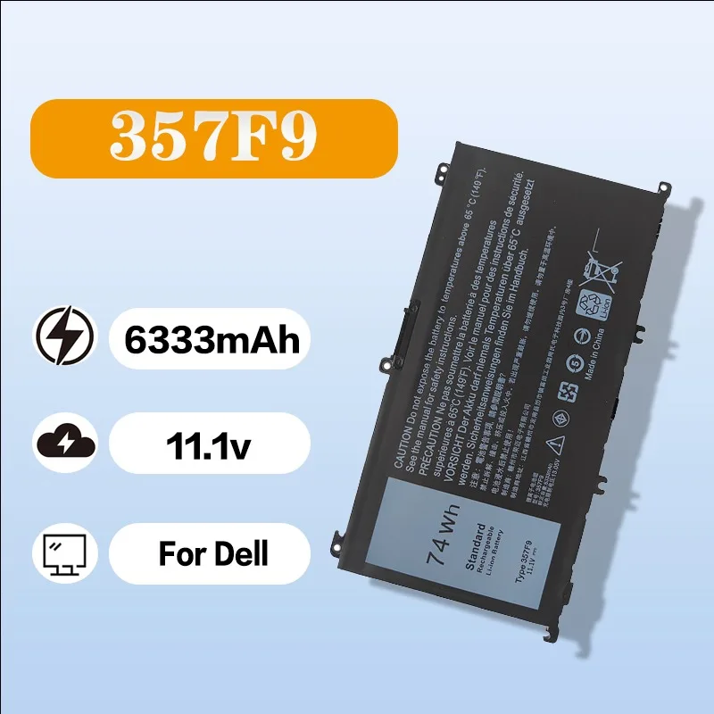 

Аккумулятор для ноутбука 357F9 для Dell 7000/7559/7566/7567/7759 11,1 В 6333 мАч Сменный аккумулятор
