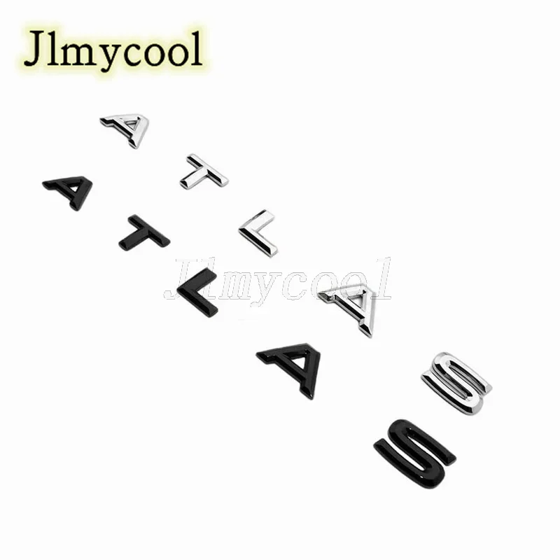 18-24 لسيارة VW Atlas الخلفية غطاء فتحة الباب الخلفي حرف Nmaeplate شارة شعار كروم #1