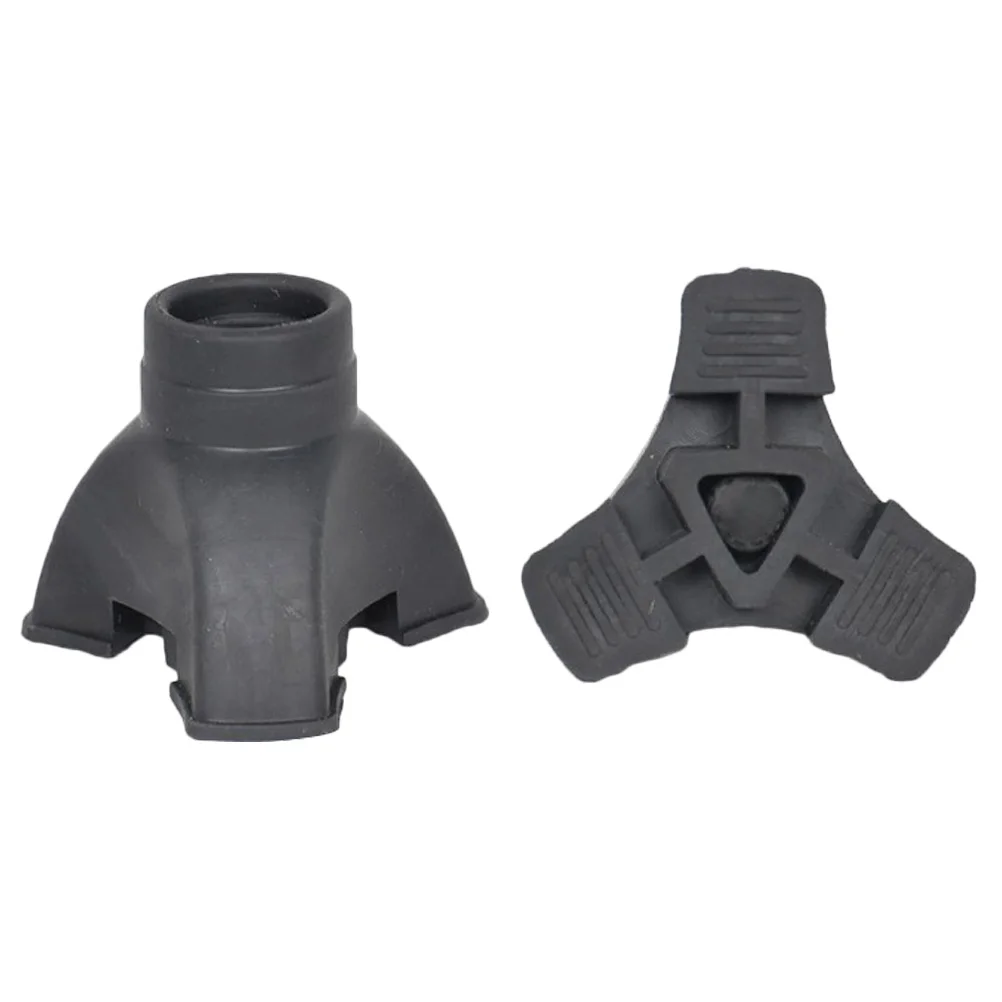 

2pcs Trekking Pole Pads Foot Covers Hiking Tips Walking Cane Accessories Replacement Protectors Stick Rubber Cane Tips Crutch