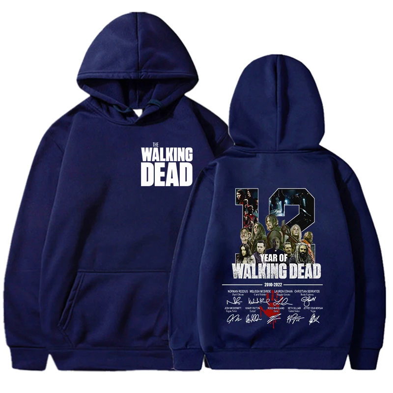 New Autumn And Winter Women Men Fashion Long Sleeve The Walking Dead Printed Hoodies Casual Loose Sweatshirt