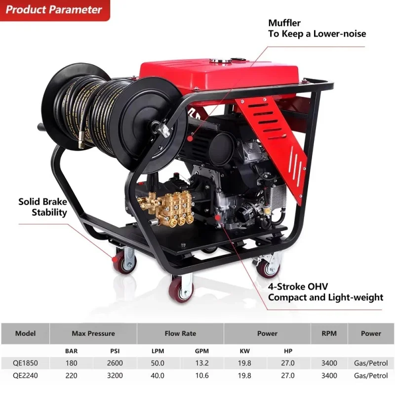4000 Psi 4 Gpm Para Automotive Hidrolavadoras Industrial Power Pressure Washer