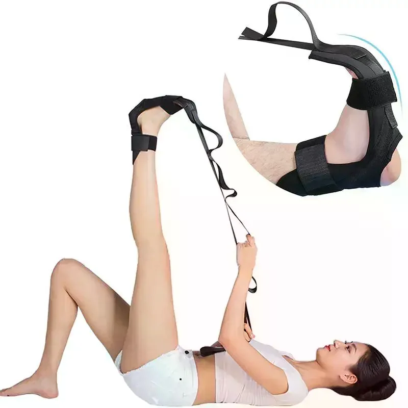 1Pcs Flexibility Stretching Band Yoga Leg Stretching Band Rehabilitation Fitness Band Plantar Fasciitis Training Belt Foot Care