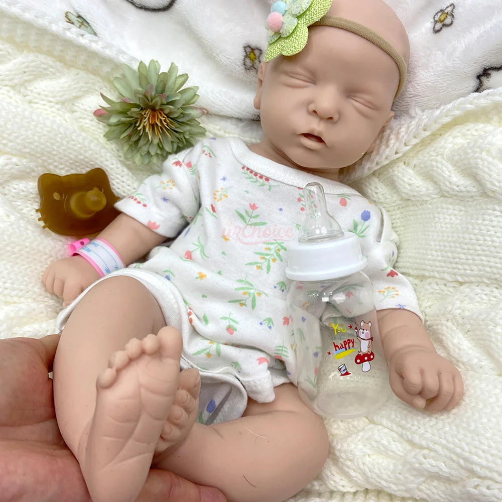18-calowa lalka Reborn, ręcznie malowana silikonowa lalka Reborn, realistyczna lalka noworodek dla dziewczynek, kolekcjonerska lalka artystyczna dla entuzjastów Reborn.