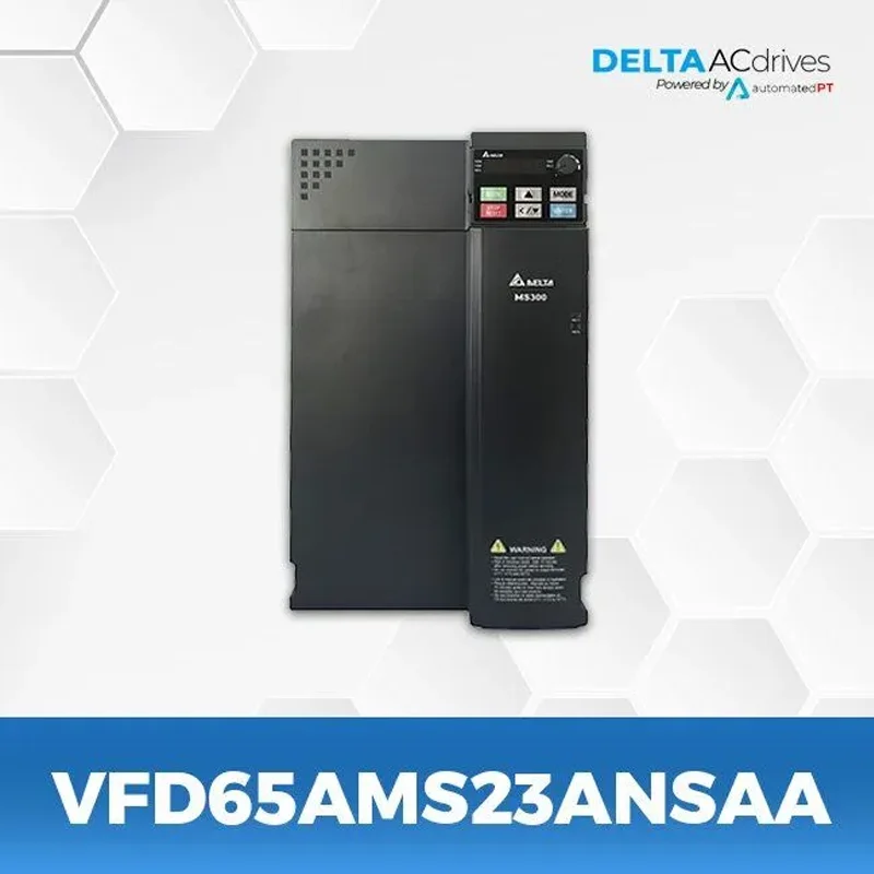 Delta Inverter MS300 Three Phase 230V VFD65AMS23ANSAA In Stock High quality VFD Delta Inverter Frequency 15 KW