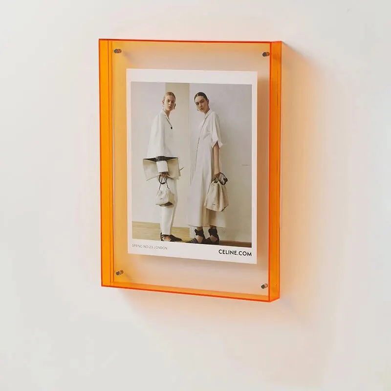 None Transparent Acrylic Photo Frame 4