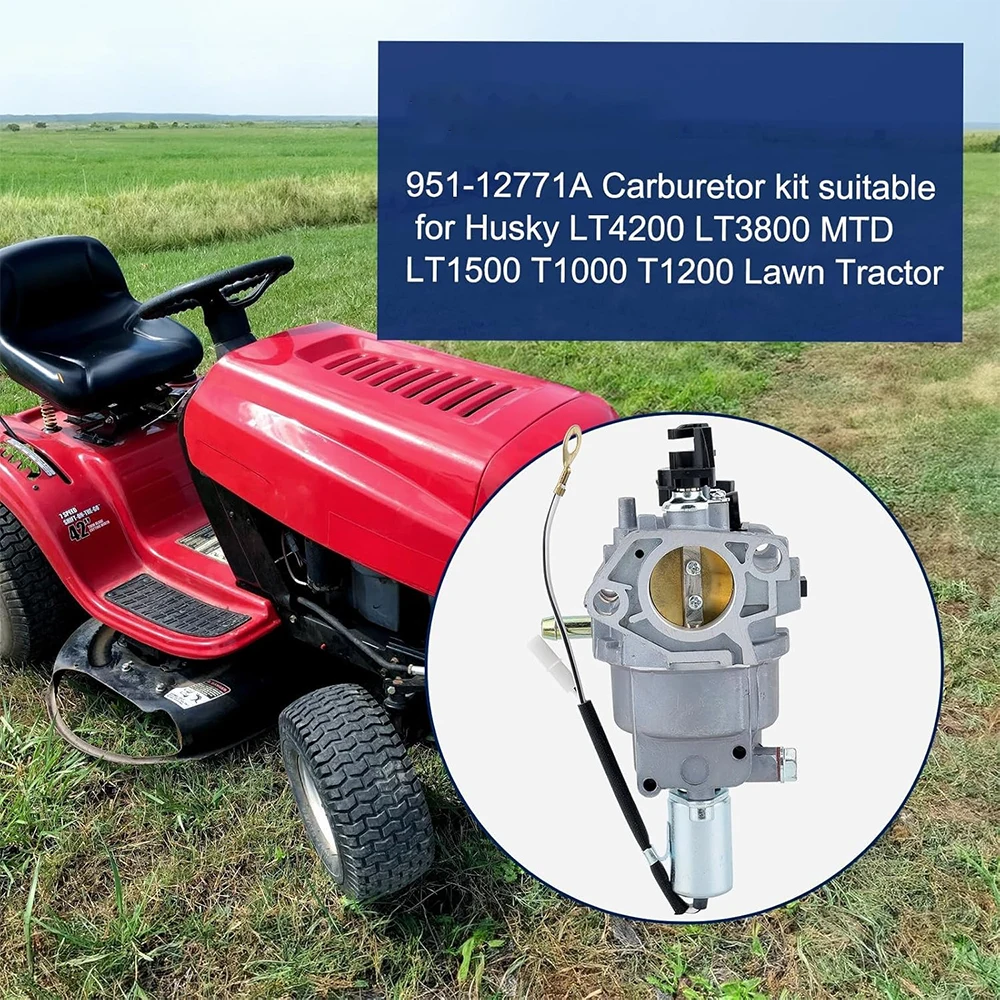 

Карбюратор для газонокосилок MTD Craftsman Huskee 951-12771A, для моделей LT4200, LT3800, TB30R, TB42, R1000, T1000, T1200, LT1500, RER1000, двигатель 4P90E
