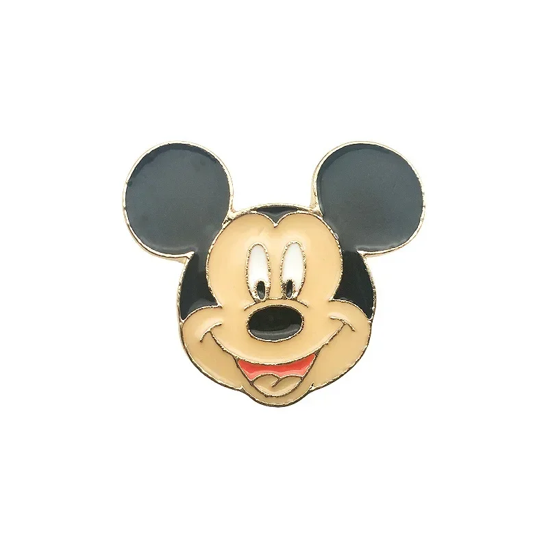 Pin kerah Mickey Minnie Mouse untuk ransel bros Pin Enamel untuk wanita aksesori pakaian perhiasan kartun lencana Disney