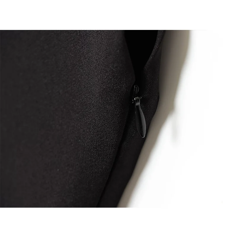 Vestido empalmado de cuero de moda, vestidos largos ajustados para mujer, vestido Midi con cuello de pico 2025, vestidos informales sin mangas para mujer