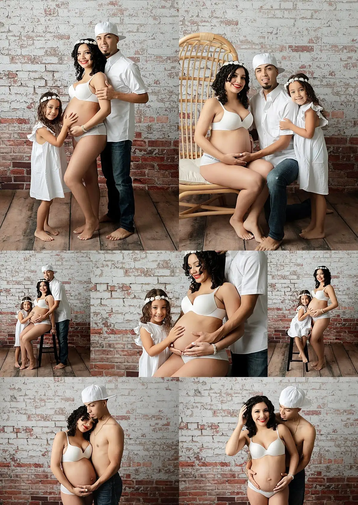 خلفية جدار من الطوب القديم للأطفال حديثي الولادة صورة التصوير راية الكبار الأسرة الفن صورة خلفية استوديو الدعائم #3