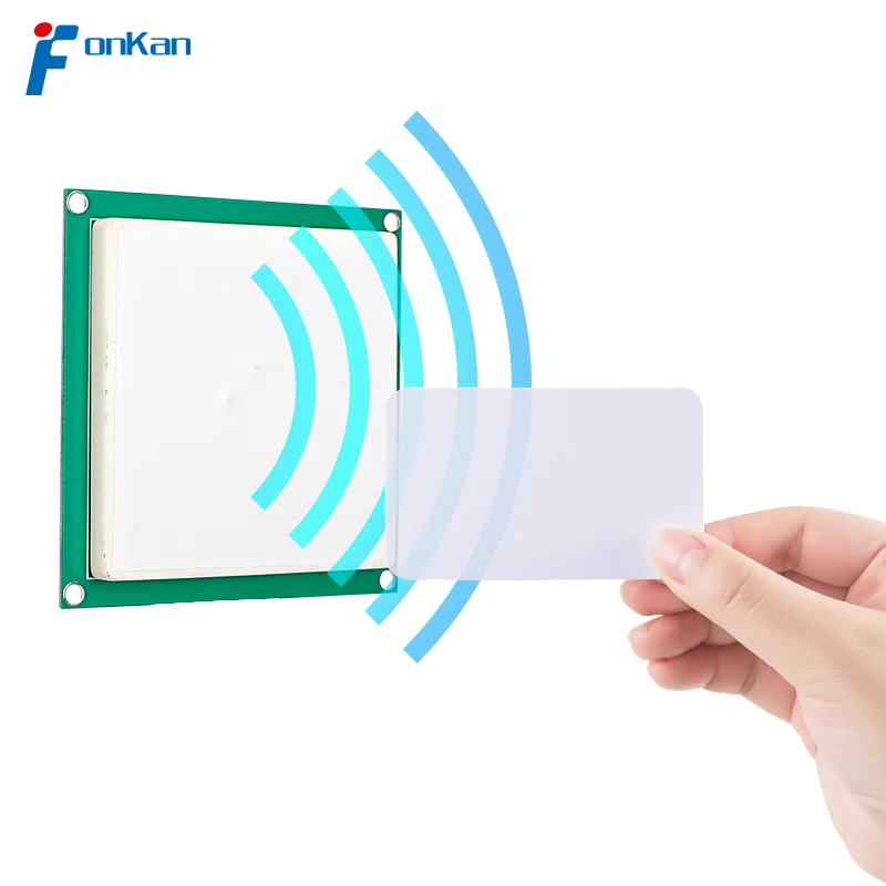 Samll Kích Thước 35*35Mm Đến 90*90Mm RFID Module Có Anten Tích Hợp Tất Cả một Trong Những UHF RFID Mô Đun Cho Raspberry Pi TTL232 Giao Diện