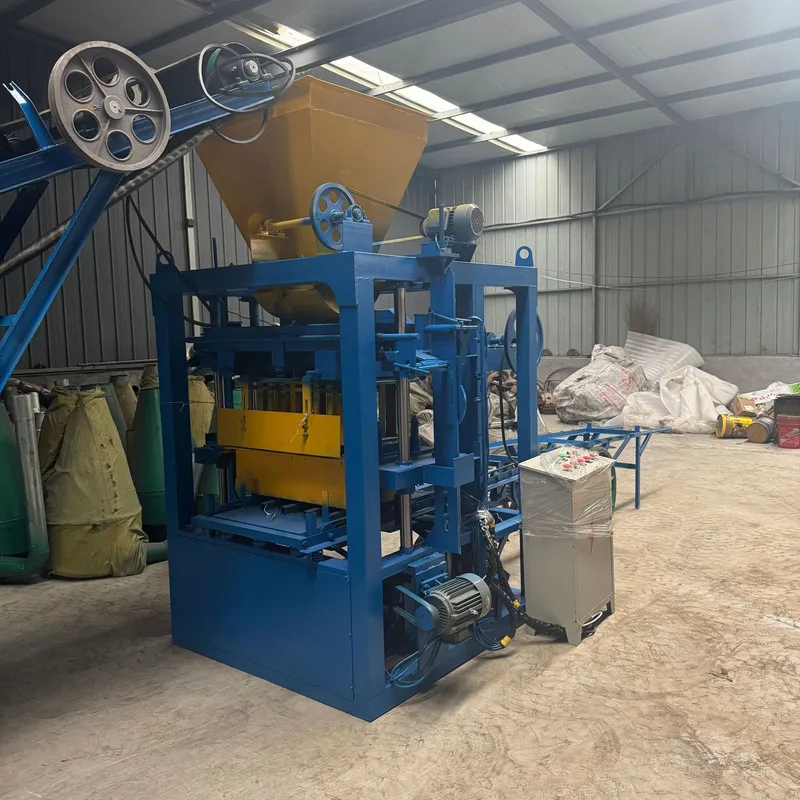 대형 완전 자동 유압 중공 포장 블록 시멘트 생산 라인 점토 적벽돌 제조 기계