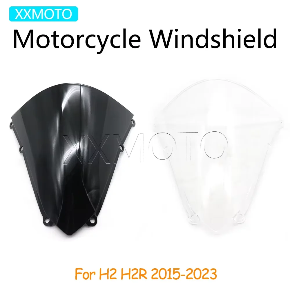 

For Kawasaki H2 H2R 2015-2023 Motorcycle Windshield Windscreen Deflector Wind Shield Screen Z 800 Accessories