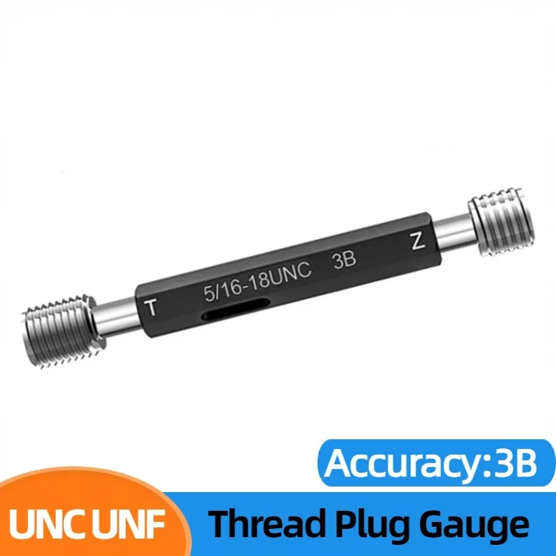 1pc Thread Plug Gauge Steel Mer-cury Gage American Fine UNC UNF1/4 5/16  3/8 7/16 9/16 1/2 1-64 2-56 12-28 10-24 3B Measure Tool