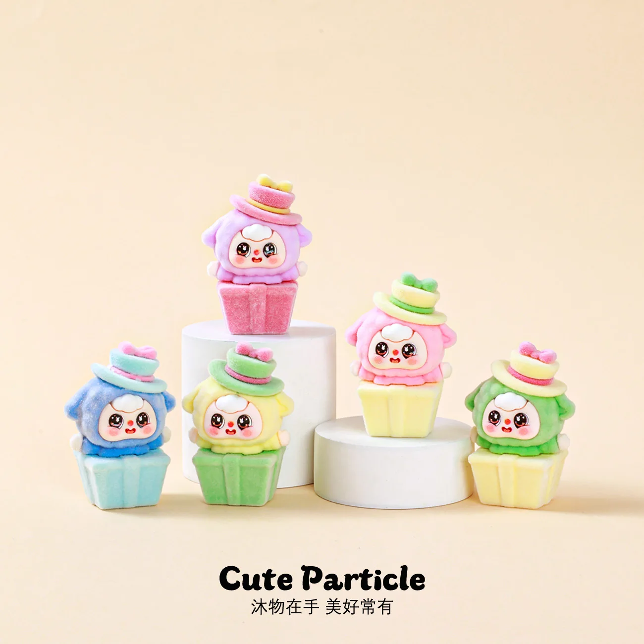 9 piezas para Baby Three adornos de escritorio, decoraciones de escritorio, lindos accesorios de resina DIY, decoraciones de coche, regalos