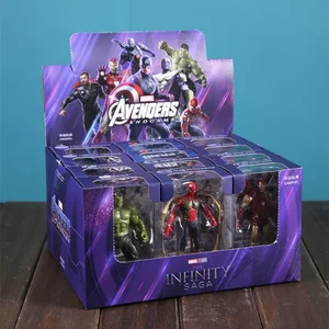 ZD Asli Avengers Iron Man Spider Man Green Goblin Racun 2099 Thor Kapten Amerika Thanos Hulk Mesin Perang Aksi Figur Mainan 10 legenda marvel penjualan terbaik thanos - №