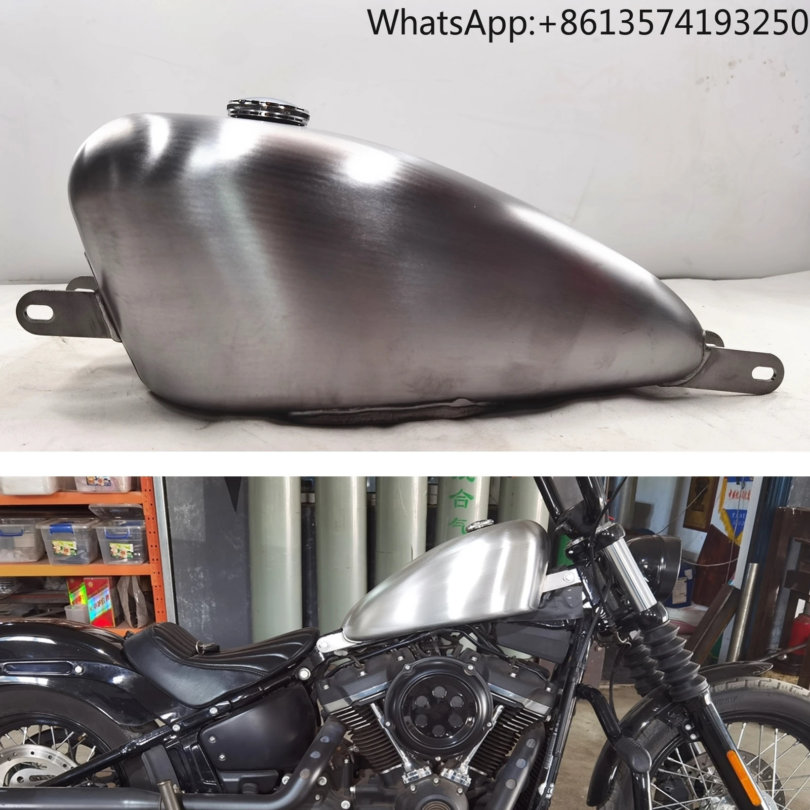 

11L Motorcycle Petrol Gas Fuel Tank For Harley Davidson Softail StreetBob Street Bob M8 2018-2022