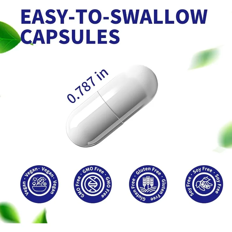 Potassium magnesium zinc capsules contain vitamin D3 K2 supplements,supporting immunity and promoting energy health. 60 capsules