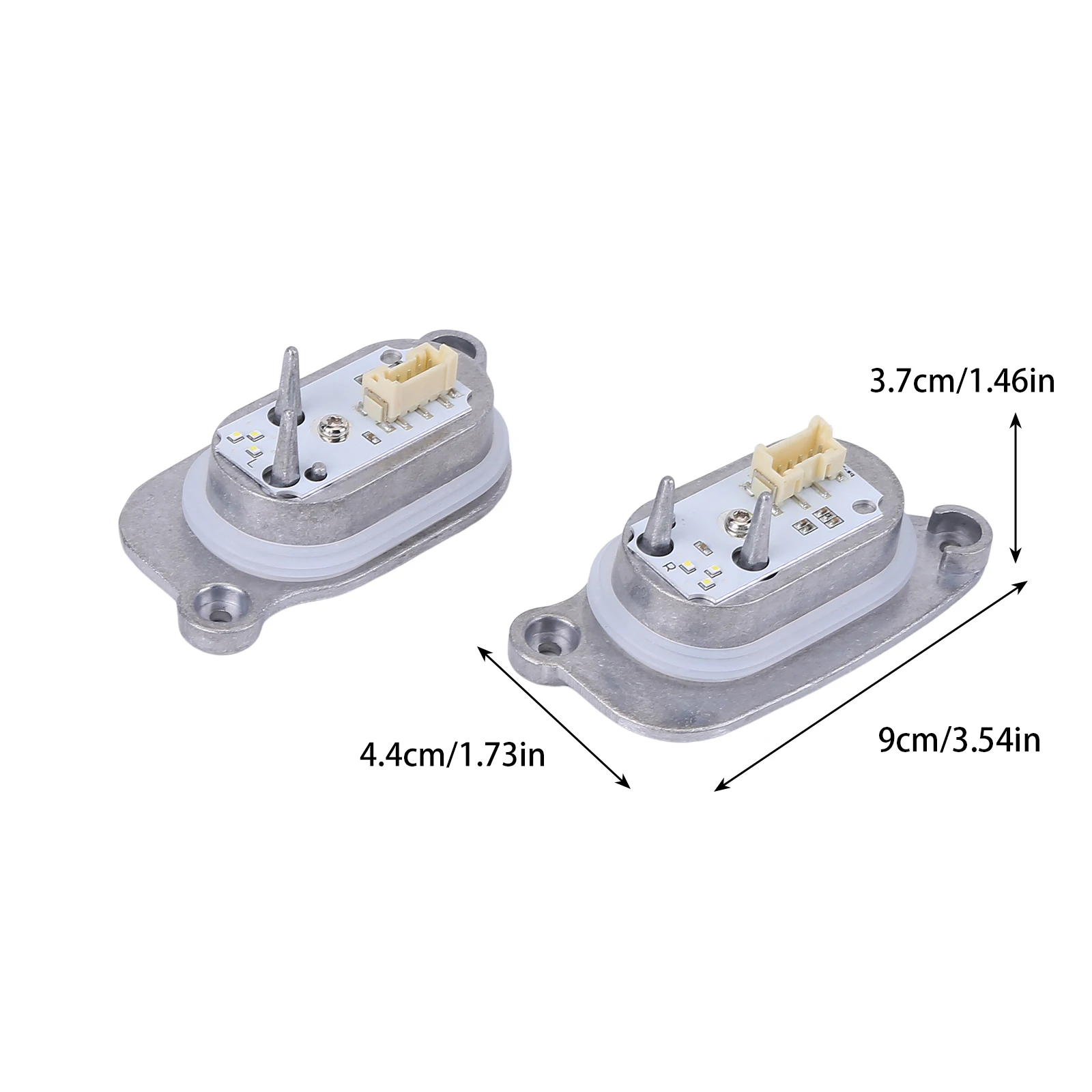 1 Pair Headlight DRL Ballast Control Unit Module Set, Compatible with A3, S3 (8V) 2017-2021