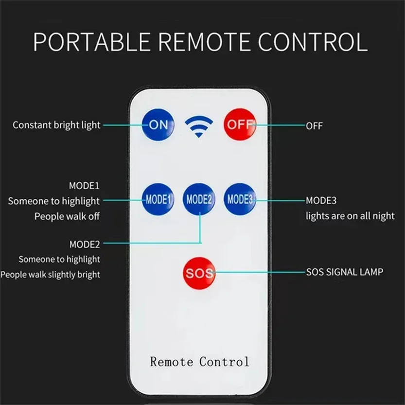 Le plus récent lampadaire solaire capteur de mouvement LED projecteur solaire crépuscule à l'aube extérieur IP66 LED étanche lampe de sécurité pour cour